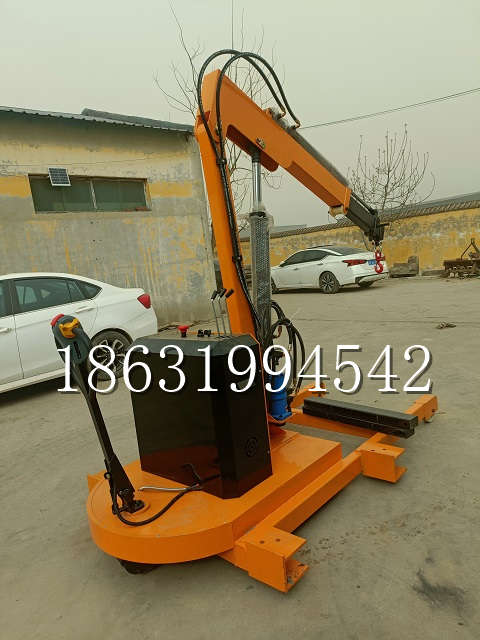 兴县自卸车厢随车吊 自制轮式四不像起重机 四驱平板吊 5吨 贵盛